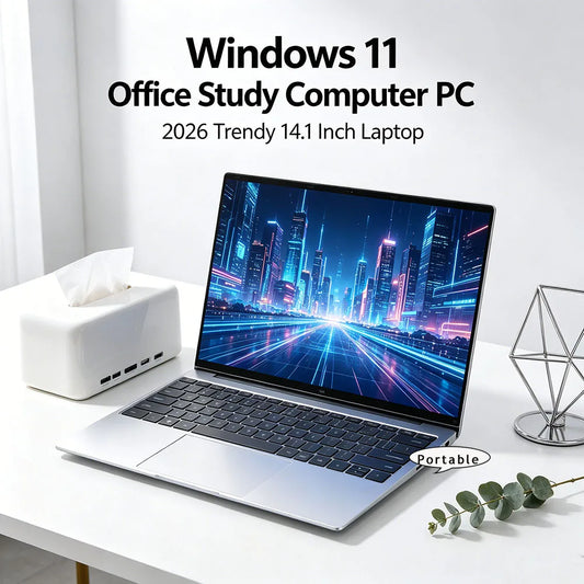 2026 Northwire Electronics Minimal 14.1 Inch Ultra Slim Laptop Win11 16GB/32GB DDR4 RAM 2TB