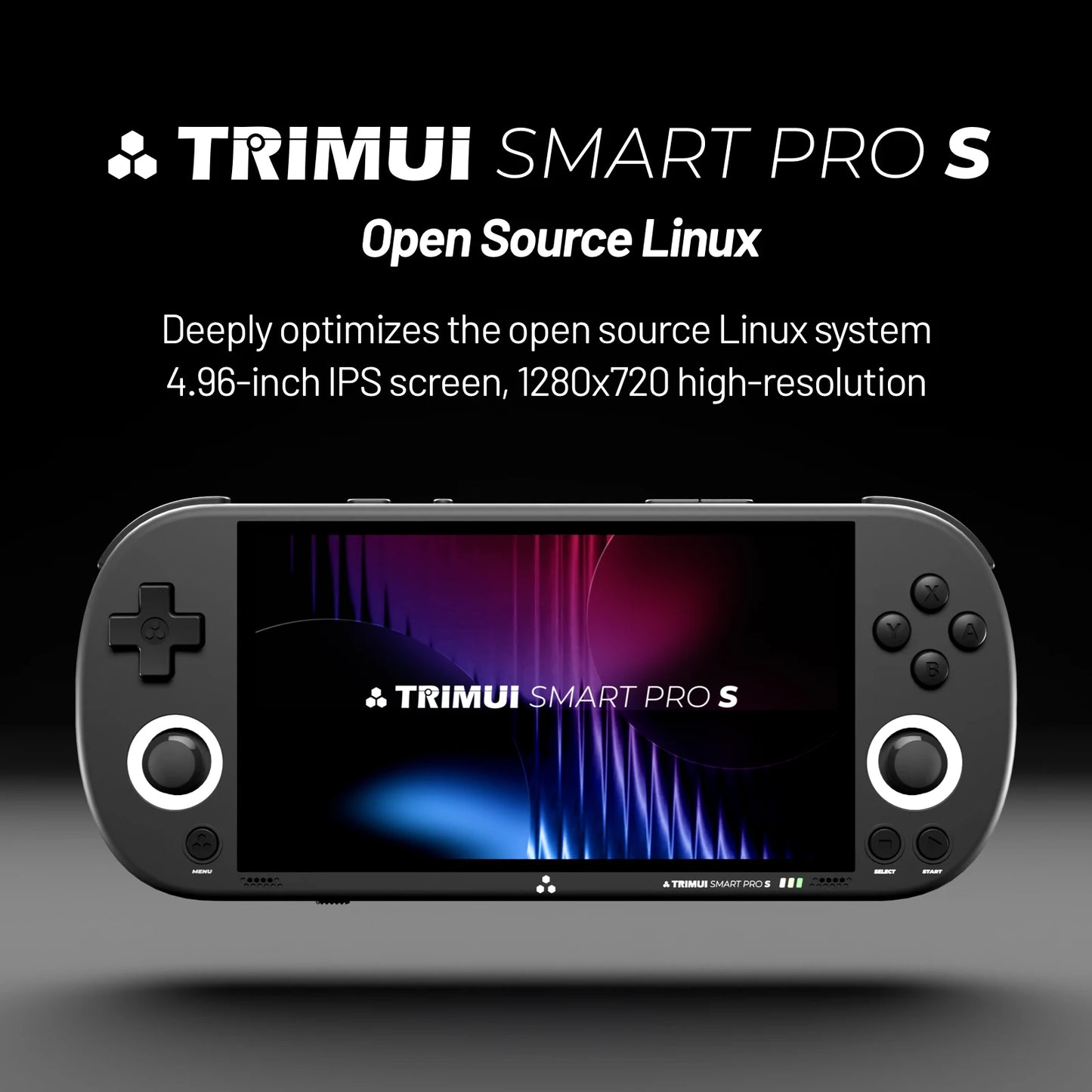 Trimui Smart Pro S Handheld Console 5000 mAh Battery Open Source, Linux