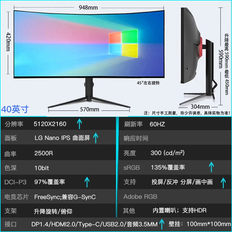 Northwire Electronics LG Technology 38 inch 4k or 5k monitor 144hz