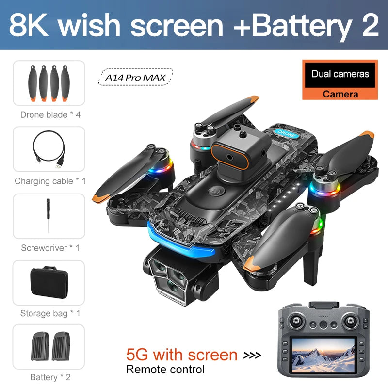Lenovo GPS Drone A14 Pro Max Remote Control Aircraft