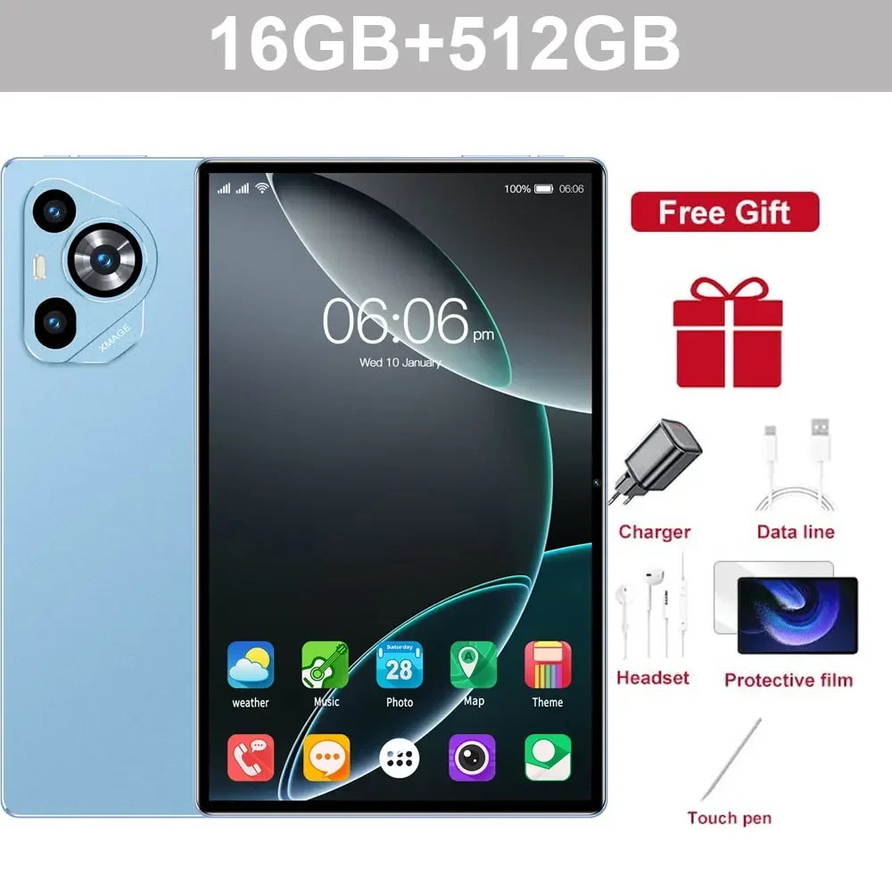 2026 Northwire Electronics Tablet 16 PRO Snapdragon 11Inch Hd 24Gb+2Tb 20000 Mah 5g DualSim Bluetooth Wifi