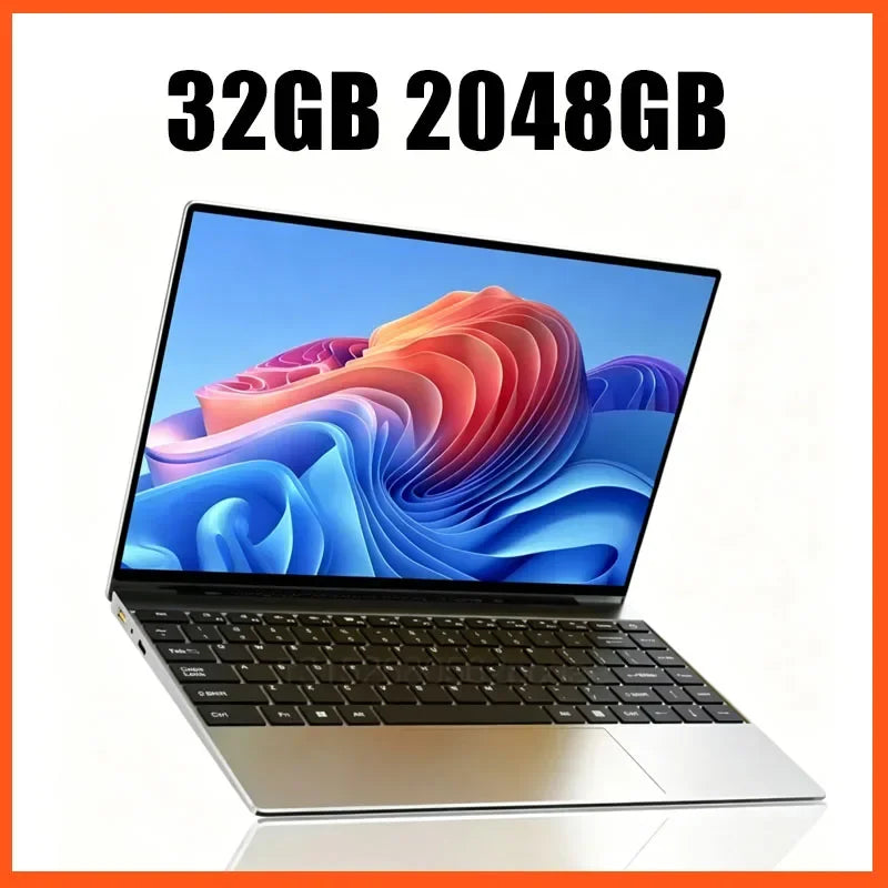 2026 Northwire Electronics Minimal 14.1 Inch Ultra Slim Laptop Win11 16GB/32GB DDR4 RAM 2TB