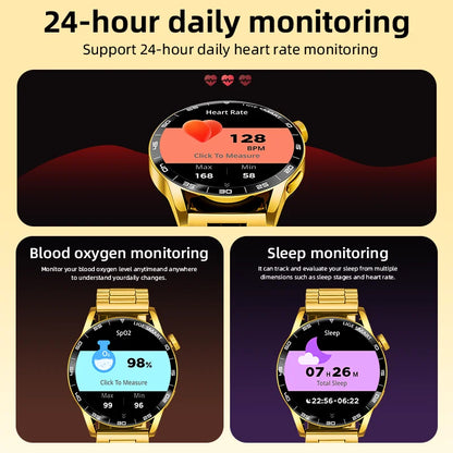 LIGE Luxury Smart Watch Health Sports Fitness Tracker Sleep Monitor Bluetooth Call Business Waterproof Smartwatch For Men Women