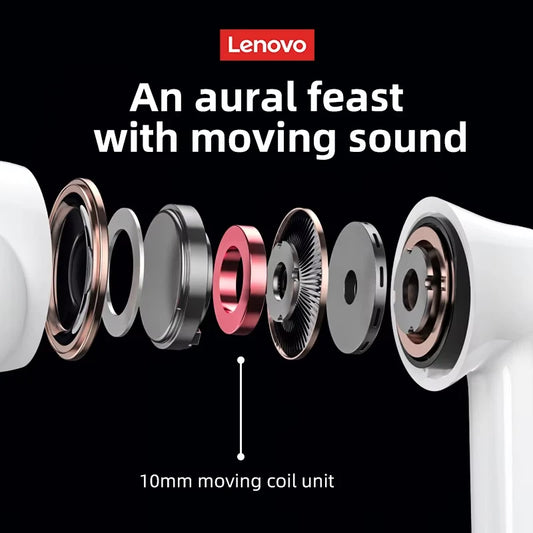 Choice Lenovo Bluetooth  Earphones TWS Wireless Pro 6 Music Earbuds LP1S