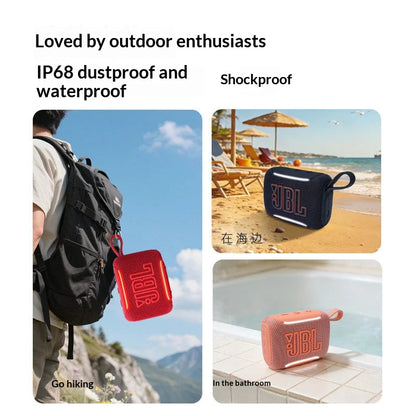 JBL GO5 Outdoor Travel Bluetooth Speaker IP68 Waterproof Mini Pocket Portable Wireless Beach Camping Loudspeaker