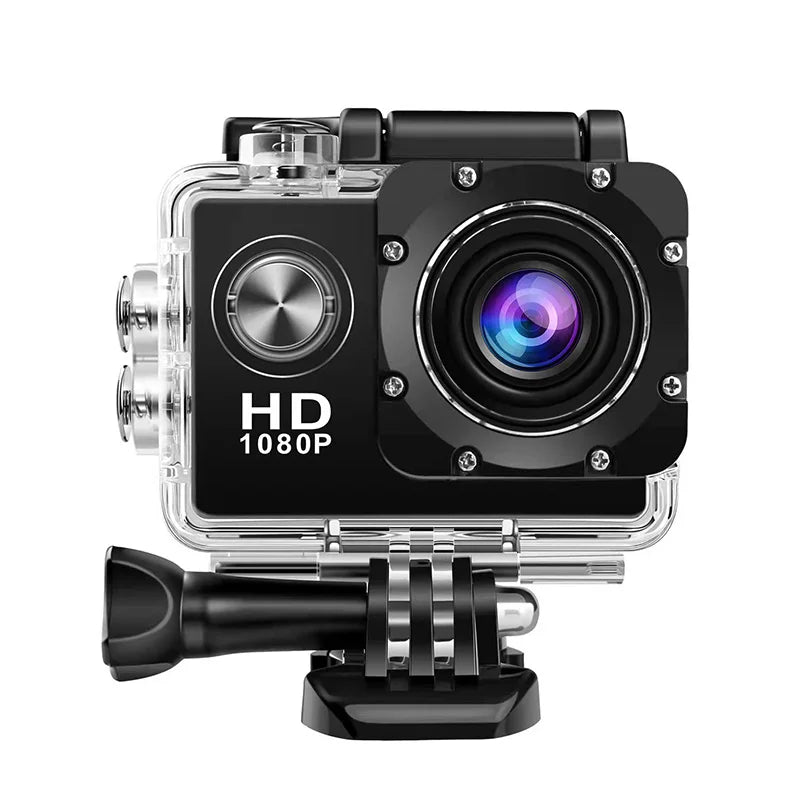 Northwire Electronics 1080p Action Camera 3MP 900mAh Battery Underwater Waterproof Case