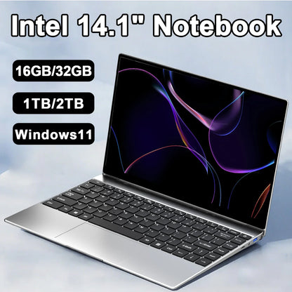 2026 Northwire Electronics Minimal 14.1 Inch Ultra Slim Laptop Win11 16GB/32GB DDR4 RAM 2TB